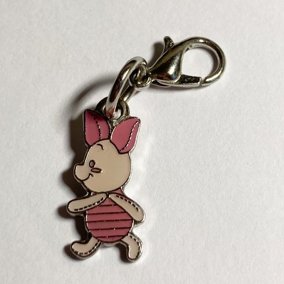 Vintage Disney Eeyore Piglet Charm Lot of 6 Charms Purse Zipper Pull Clip On - Picture 9 of 11